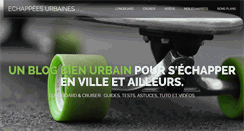 Desktop Screenshot of echappees-urbaines.fr
